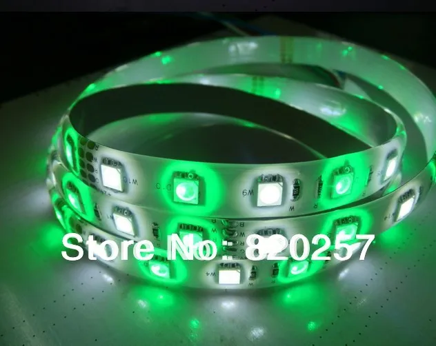 5 м Катушка RGBW RGB+ холодный белый 4 канала 5050 SMD полосы 24 В 96 светодиодов на метр