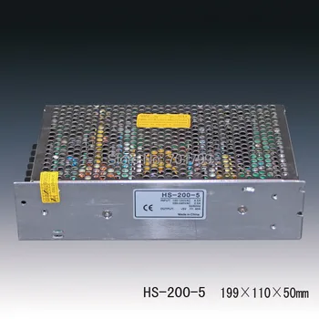 

200W 5V 40A Small Volume Switching power supply for LED Strip light,LED module.etc