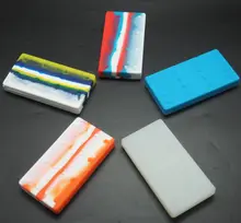 50ml big capacity non-stick silicone container/box dab wax oil silicone jar collect cigarette cream liquid