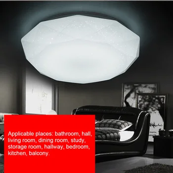 

LED Ceiling Lamp Fixture Diamond Shaped Light for Hallway Living Room Kitchen Bedroom QJ888