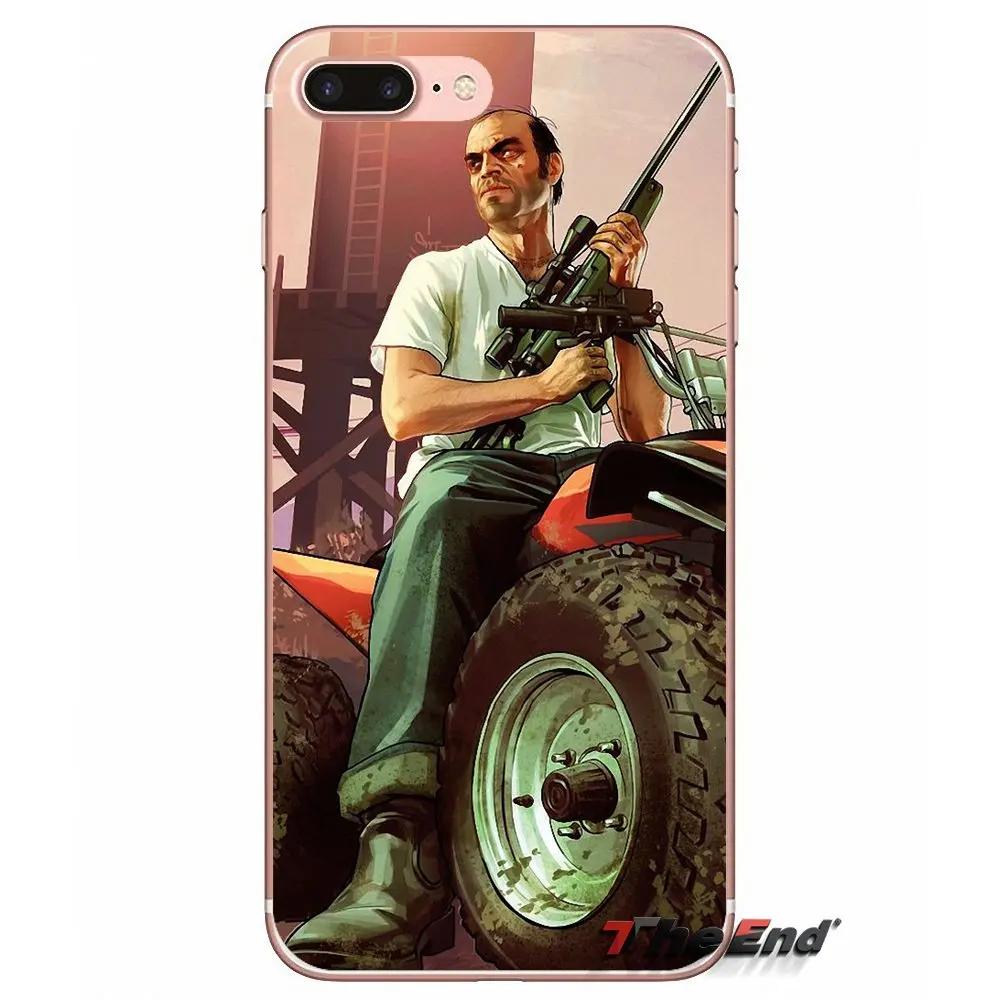 Пила Grand Theft Auto 5 V чехол для iPhone X 4 4S 5 5S 5C SE 6 6S 7 8 плюс samsung Galaxy J1 J3 J5 J7 A3 A5