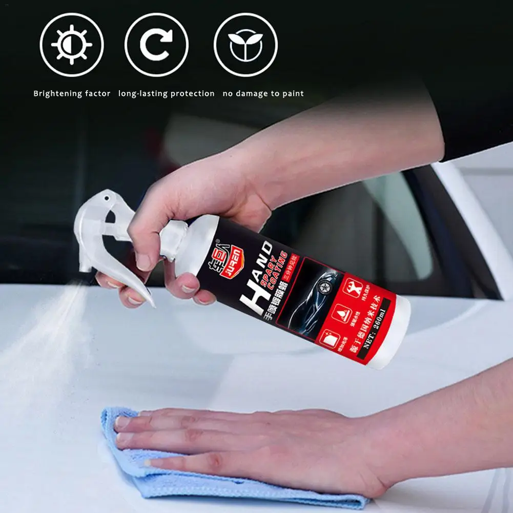 

Automotive Nano Coating Spray Car Polish Ceramic Coating Car Paint Care Surface Flooding Auto Polish For Car In Stock