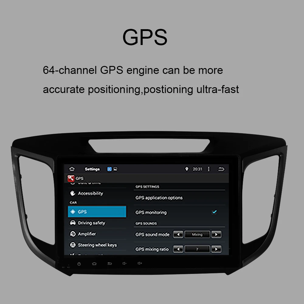 Discount Octa Core Android 9.0 Car GPS For Hyundai Creta IX25 2014-2016with 4GB RAM Wifi BT RDS GPS Radio Navigation Map Head Unit player 7