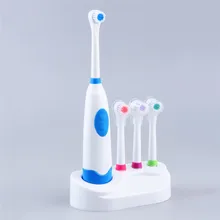 Набор электрических зубных щеток для ухода за полостью рта, сменная зубная щетка с 4 головками для зубных щеток, домашняя прочная зубная щетка