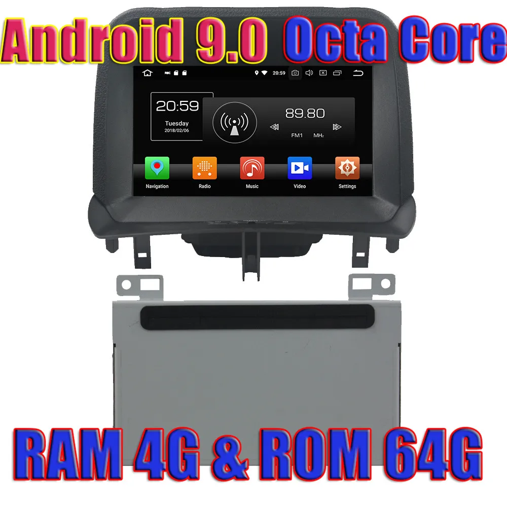 

WANUSUAL 8" Android 9.0 Car GPS Navigation For Ford Tourneo Courier 2014 DVD Auto Multimedia Player Video Double Din Octa Core