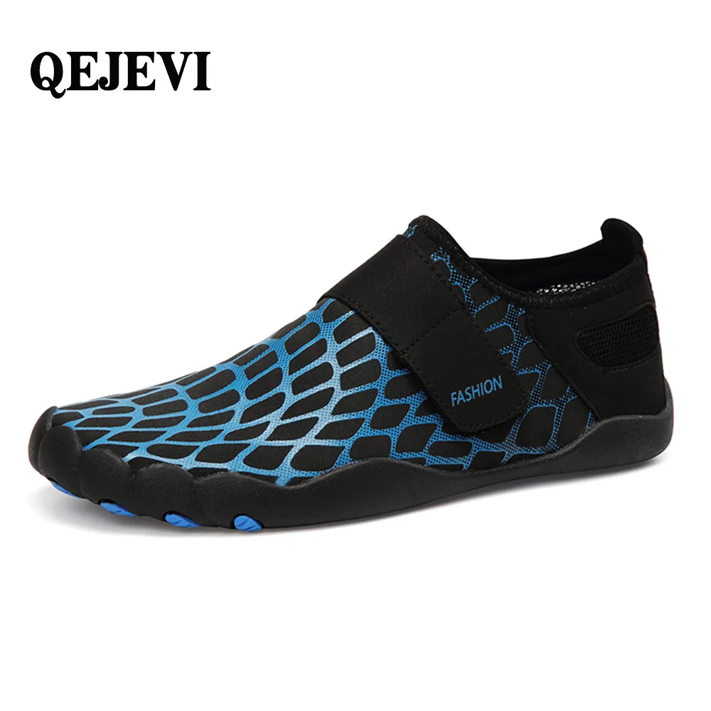

QEJEVI Water sport Beach Upstream shoes Summer Breathable Aqua sneakers Wading air Camping Outdoor hiking sandal