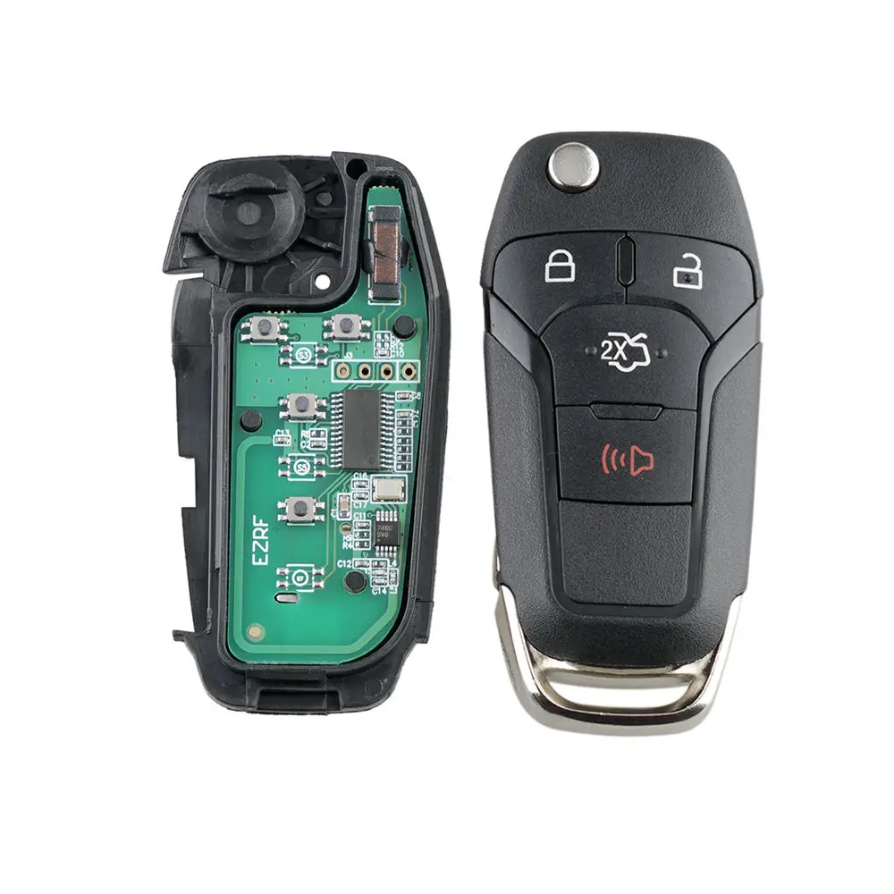 

4 button Replacement Car Key Fob Folding Remote Key Fob 315MHz for Ford Fusion 2013 - 2016 N5F-A08TAA