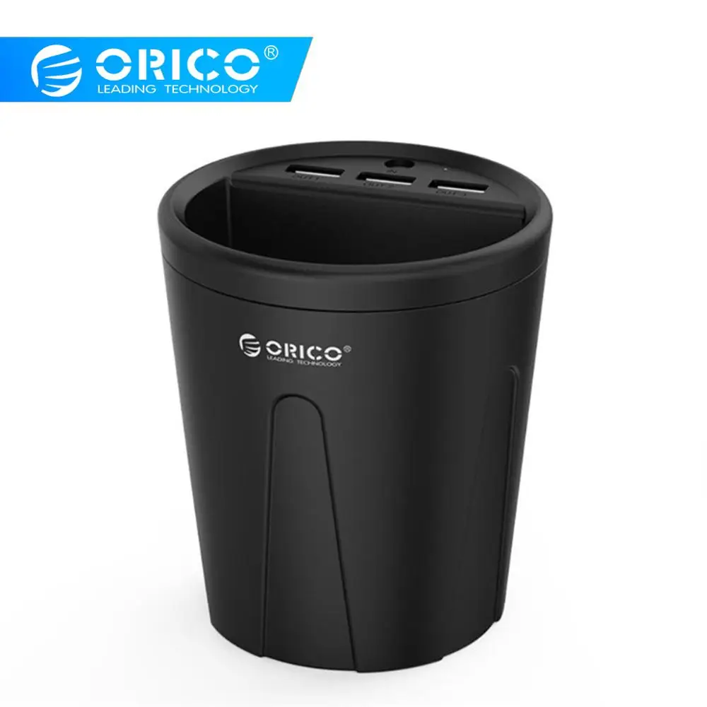 ORICO 3 порта USB Автомобильное зарядное устройство в виде чашки 2 4 а