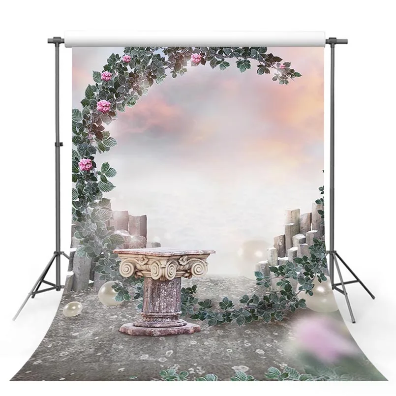 

Customized 3 D children fairy drama photo background for newborn portrait photography studio backdrop