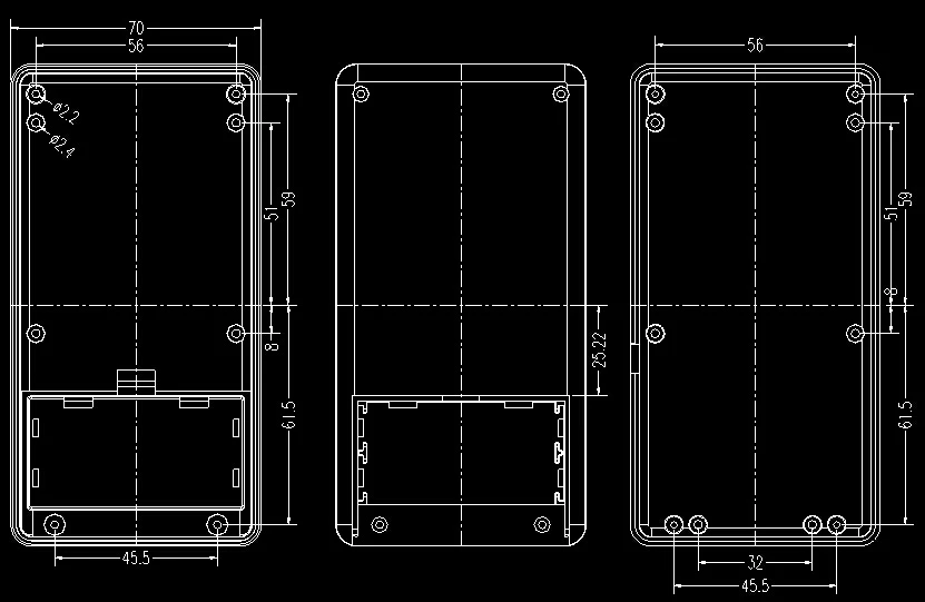 1 шт. пластиковый корпус для электроники 135 х70х25 мм|case shipping|enclosure diycase case |