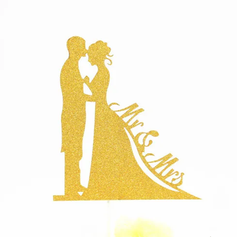 1pc Creative Love Wedding Cake Flag Topper Multi Colors Bride Cake Flags For Wedding Anniversary Party Cake Baking Decor