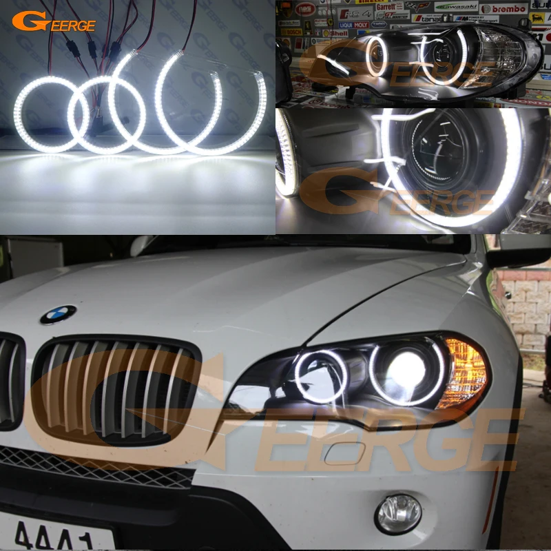 For BMW X5 e70 2007 2008 2009 2010 2011 2012 2013 Xenon headlight Excellent Ultra bright illumination smd led Angel Eyes kit DRL For BMW X5 e70 2007 2008 2009 2010 2011 2012 2013 Xenon headlight Excellent Ultra bright illumination smd led Angel Eyes kit DRL