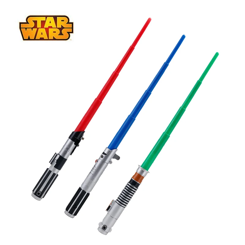 Cena 75cm gwiezdne wojny rozciągliwy miecz świetlny Darth Vader Anakin Luke Skywalker kolekcja figurka prezent zabawka dla dzieci bez światła