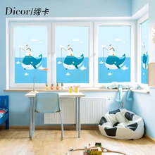 Polar Bear Story Ванная комната скраб статический Стекло Фольга взрывозащищенные Ванная комната окно солнцезащитный крем Стекло Стикеры-107