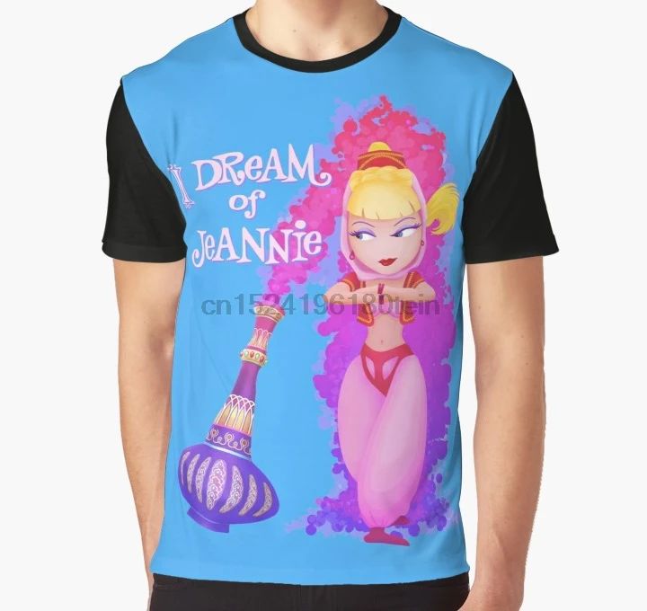 

All Over Print 3D Tshirt Men Funny T Shirt I Dream of Jeannie Full Print Big print Graphic T-Shirt