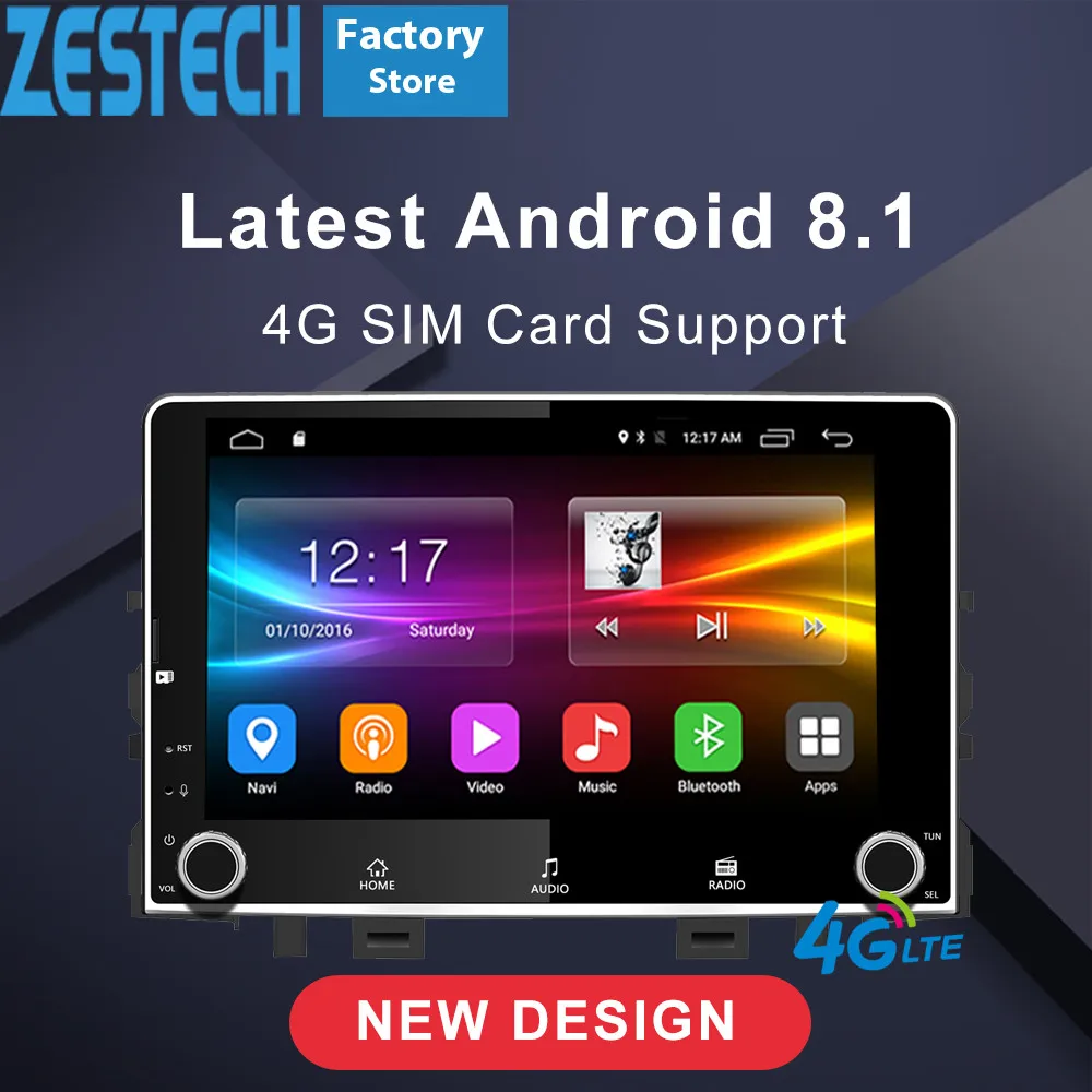 2019 Android 8 1 7 din Автомобильный gps dvd palyer для Kia Rio 2017 2018 поддержка 4G SIM карта | Мультимедиаплеер для авто -32967242256