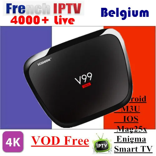 Android IPTV Box V99 Hero 2/16G With French Belgium 1 Year Arabic IPTV French IPTV Box office VOD Android TV BOX Set top box Android IPTV Box V99 Hero 2/16G With French Belgium 1 Year Arabic IPTV French IPTV Box office VOD Android TV BOX Set top box