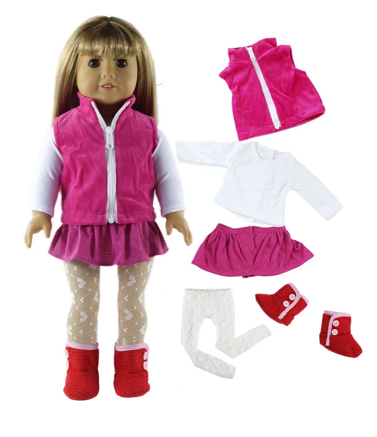 Много стилей на выбор 18 дюймов кукольная одежда для американской куклы или Куклы нашего поколения, 18 дюймов кукольные аксессуары