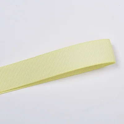 Elegant Yellow Gold Grosgrain Ribbon – 100 Yards for Gift Wrapping & Party Decorations