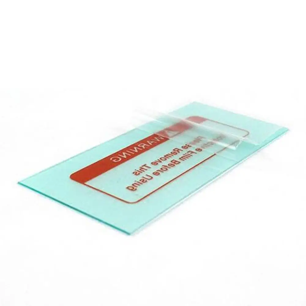 Transparent Solar Auto Darkening Welder Mask Lens Face Eye Protect Welding Helmet Lens Replaceman Arc-Emitting Radiation