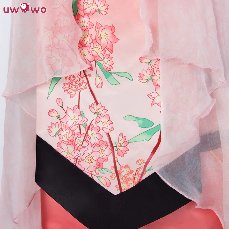 UWOWO Yuezheng Ling косплей VOCALOID китайский проект белый костюм VOCALOID косплей Feminino китайский стиль Yuezheng Ling костюмы