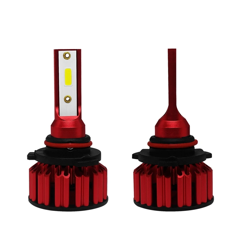 

2018 New 2Pcs Q6 LED Car Headlight Kit HB4/9006 50W 6000LM White Light Bulbs