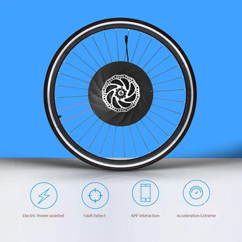 

26" * 1.95" Bike Tire Front Wheel Electric Bicycle Disc Brake Hub Motor Kit 36V 240W Powerful Motor E-Bike UK/US/EU Type