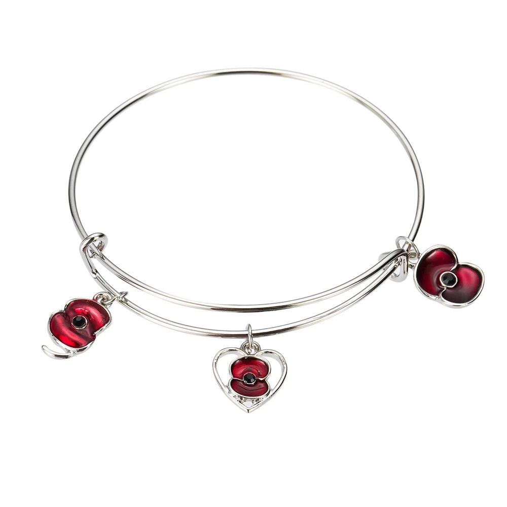 Us 13 0 2017 Stailess Steel Expandable Bangle Bracelets With Poppy Flower Charms In Charm From Jewelry Accessories On Aliexpress Us 13 0 2017 Stailess Steel Expandable Bangle Bracelets With Poppy Flower Charms In Charm From Jewelry Accessories On Aliexpress