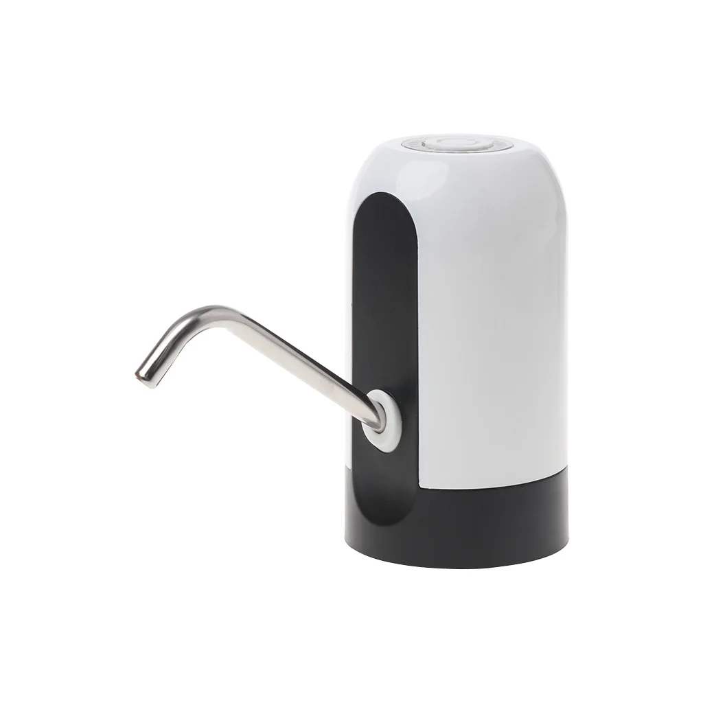 Автоматический электрический портативный безопасный водяной насос диспенсер галлон переключатель питьевой бутылки - Цвет: Белый