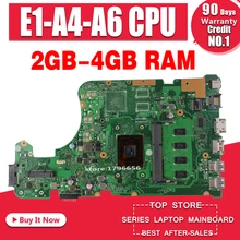 X555YA X555DA материнская плата для ноутбука ASUS X555DG X555YA X555Y X555D для тестирования системной 100% ok 2G/4G Оперативная память E1-7010 A4-7210 A6-7310 Процессор