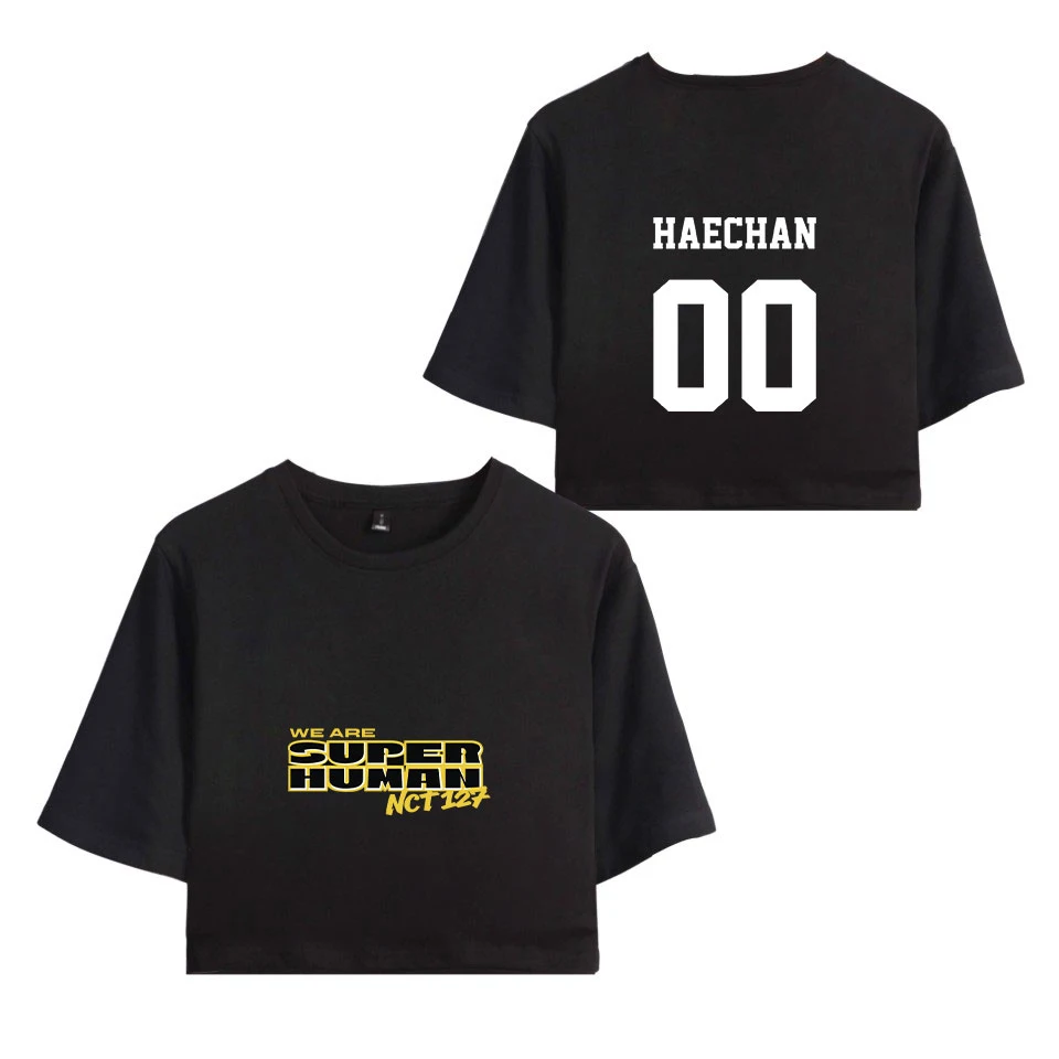 

NCT 127 WE ARE SUPERHUMAN Album Short Fashion Summer Short Sleeve 100% Cotton T-Shirt 2019 Kpop Hot Street Lady Short T-Shirt