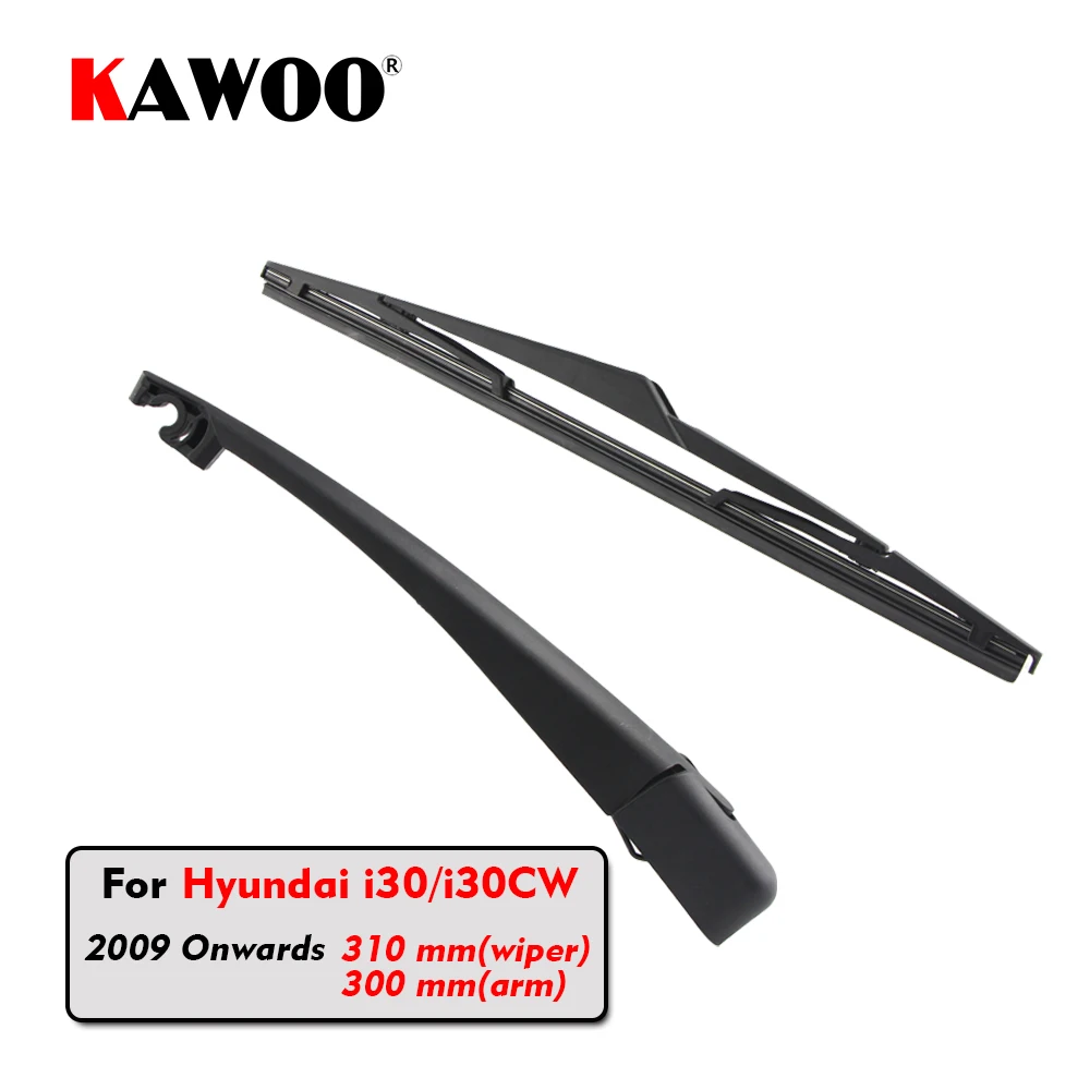 KAWOO Car Rear Wiper Blades Back Window Wipers Arm For Hyundai i30