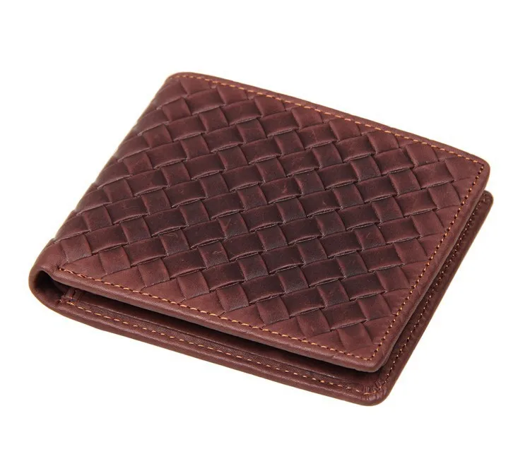 

Free Ship JMD Genuine Leather Men's Short Wallet # 8077C