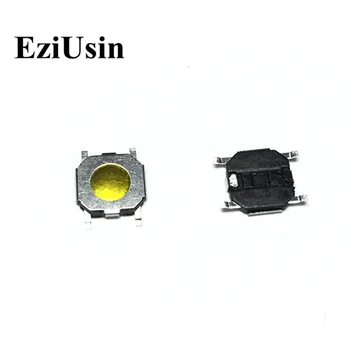 

EziUsin 100pcs 4*4*1 Membrane Keyboard Touch Button Micro Switch Little Thin Film Reset Keyboard 4*4*1 B5-1 7TS-027