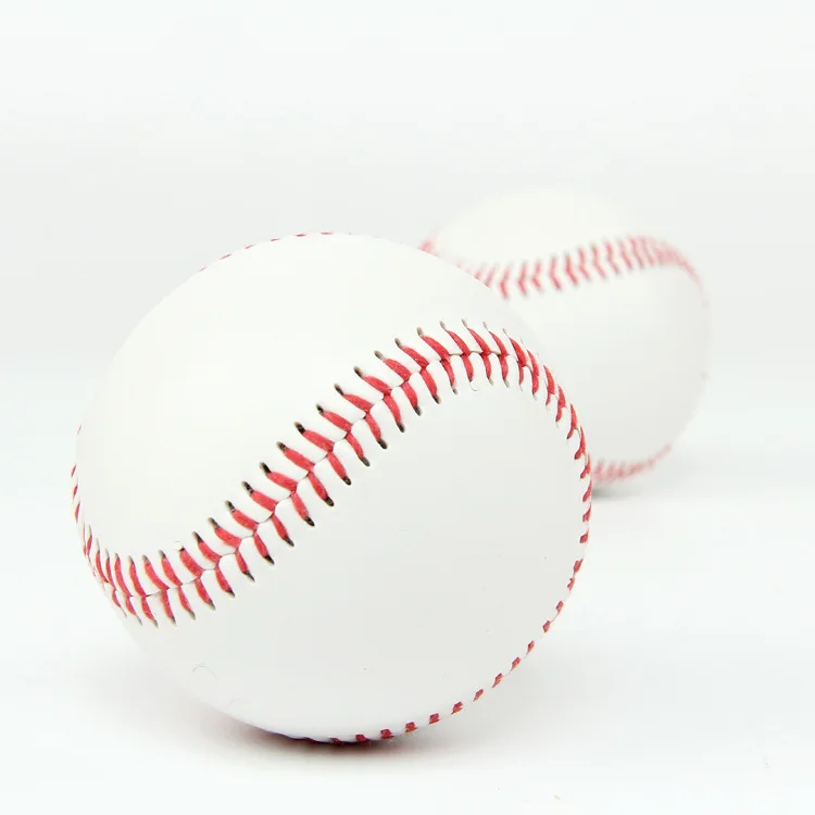 Профессиональный бейсбольный мяч 9 дюймов белый тренировочный Софтбол мягкий