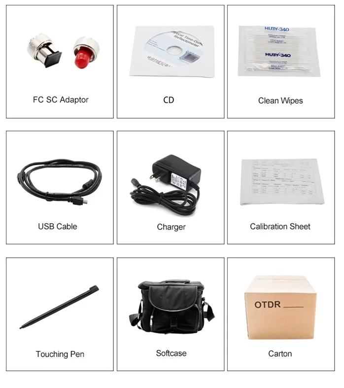Английский, Испанский одномодовый 1310/1550nm 32/30dB встроенный VFL Оптический измеритель коэффициента отражения методом временных интервалов волоконно-оптический импульсный рефлектометр 120 км TLO-300C