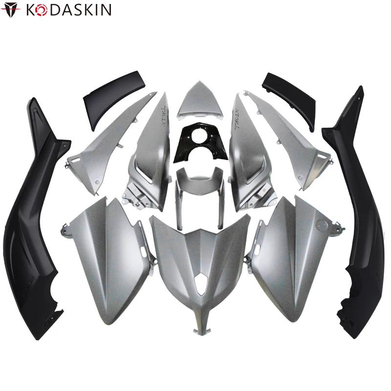 

KODASKIN TMAX Fairing Kits for Yamaha TMAX 530 XP530 2012 2013 2014 ABS Injection Molding Bodywork Kit Nardo Silver Gray