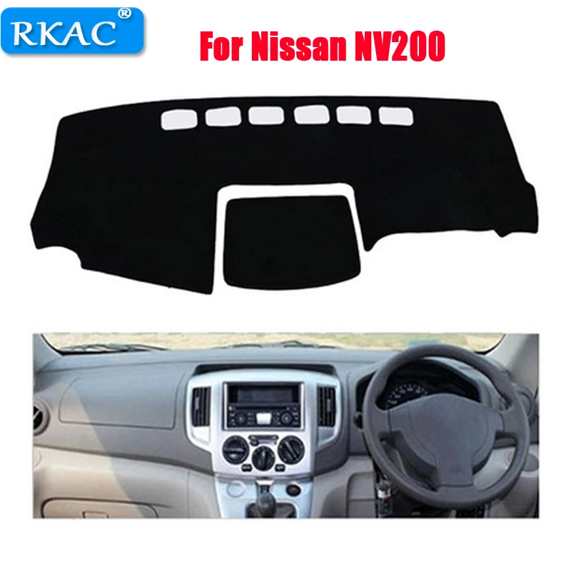 

RKAC Car dashboard pad covers For Nissan NV200 all the year right hand drives Instrument platform desk dash pad car accessories