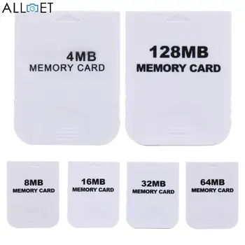 

4MB 8MB 16MB 32MB 64MB 128MB Practical White Memory Card for Nintendo Wii Gamecube GC Game Memory Cards