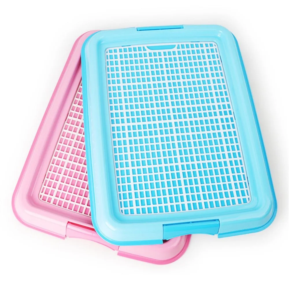 Pet Dog Mesh Dog Toilet Pee Pad Tray Cat Mat Pet Potty Toilet Puppy Pee Training Clean Toilet for dogs Resin Pet Puuy Pad