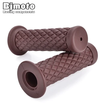 

Universal 7/8'' 22MM Motocycle Vintage Rubber Motocross Moto Handlebar Handle Grips For Honda Yamaha Kawasaki BMW Suzuki