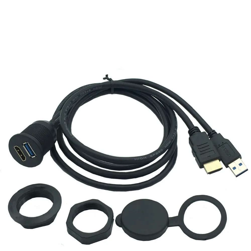 HDMI и USB 3.0 Расширители приборной панели Панель заподлицо для автомобилей Лодка автомобиля