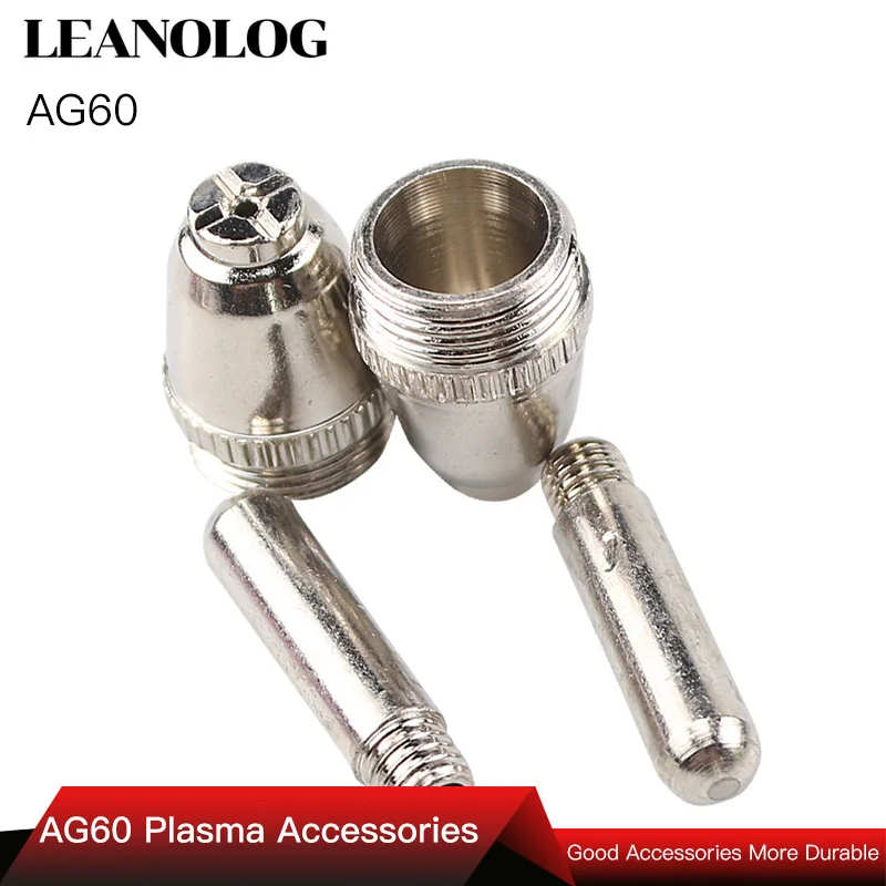 20PCS Air Plasma Cutter AG-60 Cutting Torch/Gun Head Consumable For CUT40/50/60A Accessories Tips Electrodes 20PCS Air Plasma Cutter AG-60 Cutting Torch/Gun Head Consumable For CUT40/50/60A Accessories Tips Electrodes