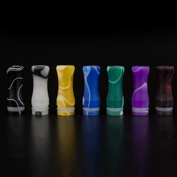 

E Cigarette Acrylic Drip Tips Colorful Mouth 510 Acrylic Drip Tip For RDA RBA Vaporizer