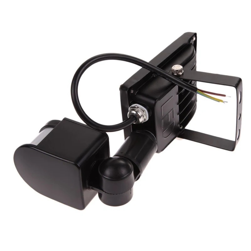 LED Flood lights 10W 20W 30W 50W Pir Motion sensor Outdoor Lighting Reflector Spot IP65 Floodlights Garden WallLamp