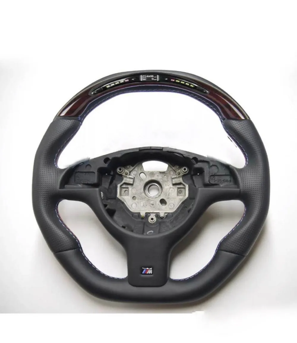 Для BMW 3 серии E46 318 320 325 330 углеродное волокно рулевое колесо с led