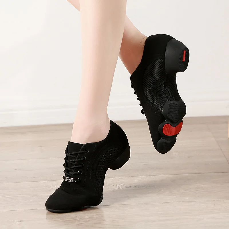 Najtaniej Dolne buty w stylu latynoskim mężczyźni płótno sportowe neutralne buty do tańca kobieta oksfordzie tkaniny Latin Dance Sneakers Oxford buty duże rozmiary