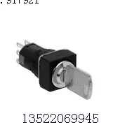 

[ZOB] Square key selector switch AS6Q-3KS2PA waveform Groove 3 Japan and the spring idec import switch --5PCS/LOT
