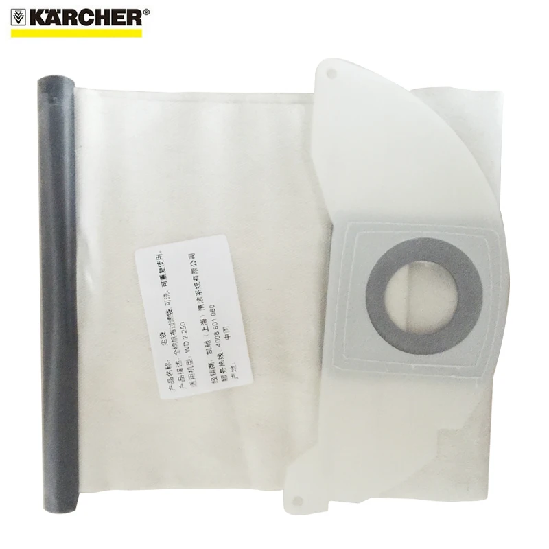 Reusable Washable Cloth Fabric Dust Filter Bags For Karcher Vacuum Cleaner Part 