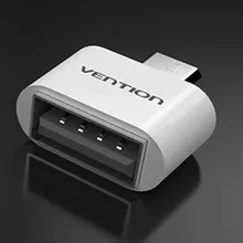 Vention VAS-A07 Micro USB к USB мини-адаптер OTG 2,0 конвертер для Android высокоскоростные сертифицированные аксессуары для мобильных телефонов